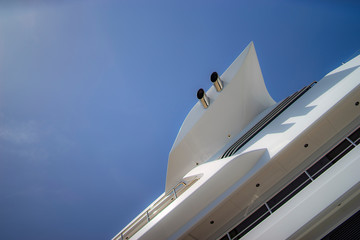 Luxury yacht, northern Mediterranean, Croatia, detail