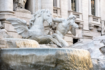 The famous Fontana di Trevi
