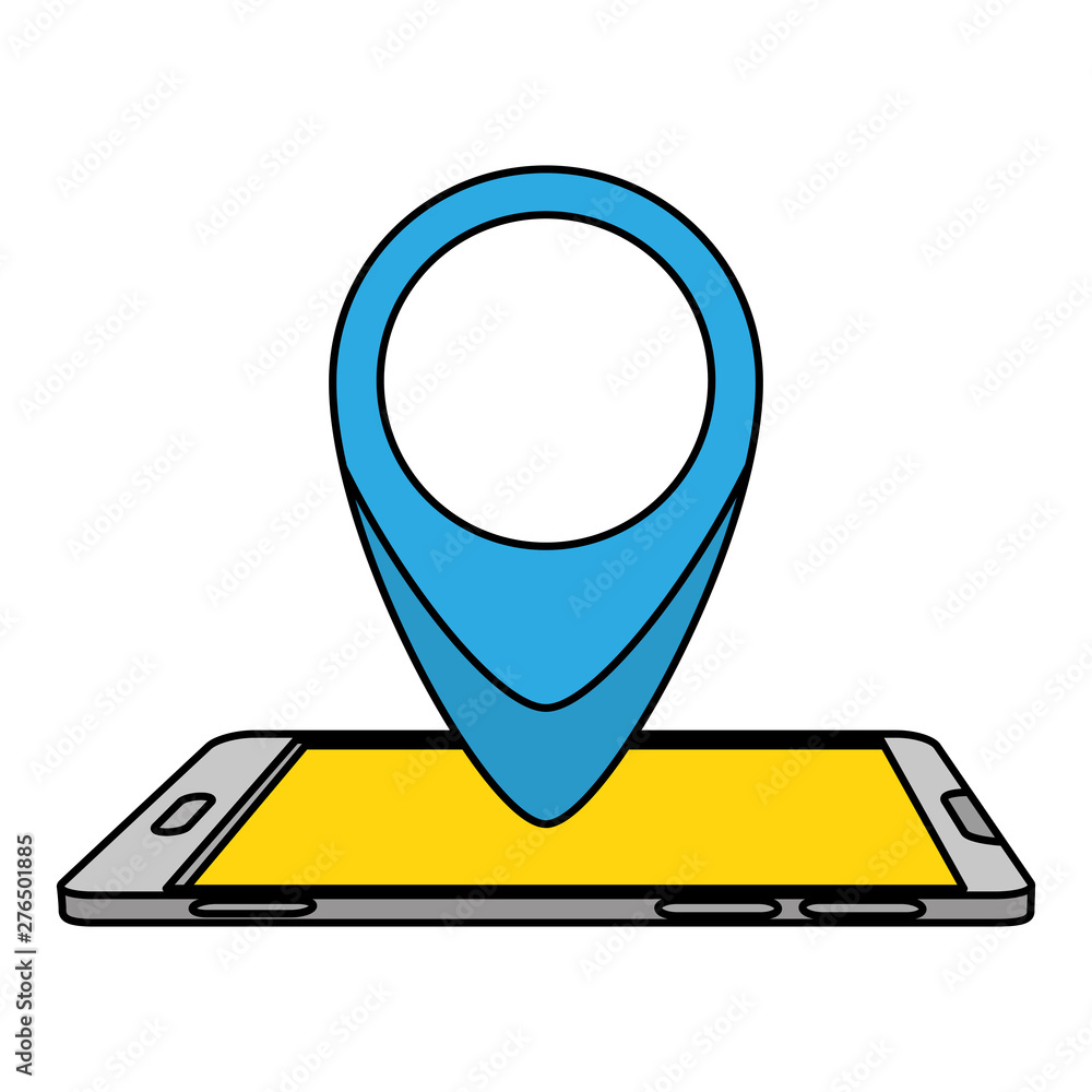 Poster smartphone with pin pointer location