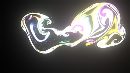 Magic space texture, pattern, looks like colorful smoke and fire