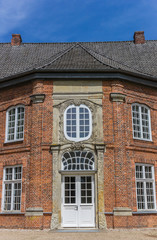 Fototapeta na wymiar Entrance to the historic princes house in Plon, Germany