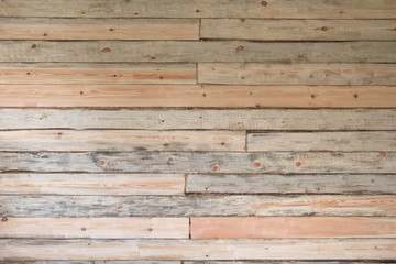 Obraz premium wall made of natural wooden timber