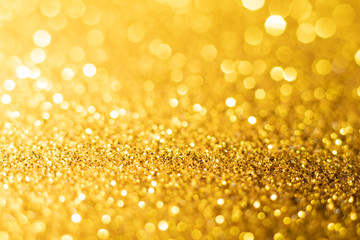 gold sparkle glitter abstract bokeh background Christmas