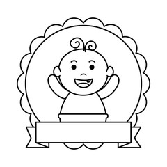 lace with cute little baby boy