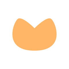 Fortune cookie vector icon