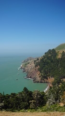Naklejka premium view of the coast
