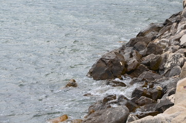 rocks in the sea