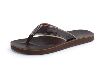 Male shoes ankle boots isolated on white background