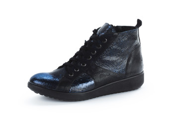 Fashionable women shoes isolated on white background