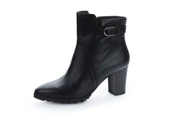 Woman ankle boots isolated on white background