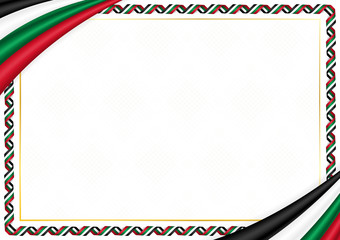 Border made with Palestine national colors