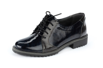 Fashionable women shoes isolated on white background