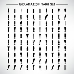 exclamation mark symbols