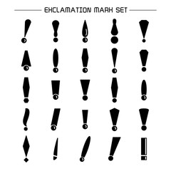 exclamation mark symbol and error set