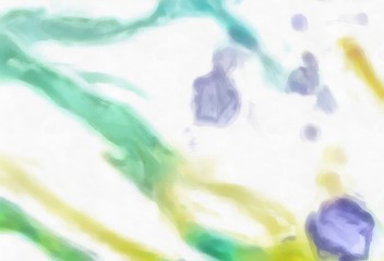 Watercolor and acrylic abstract background in warm and bright colors. Messy splashes of paint and artistic wet effect. Beauty pastel pattern.