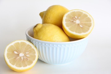 lemons in a bowl