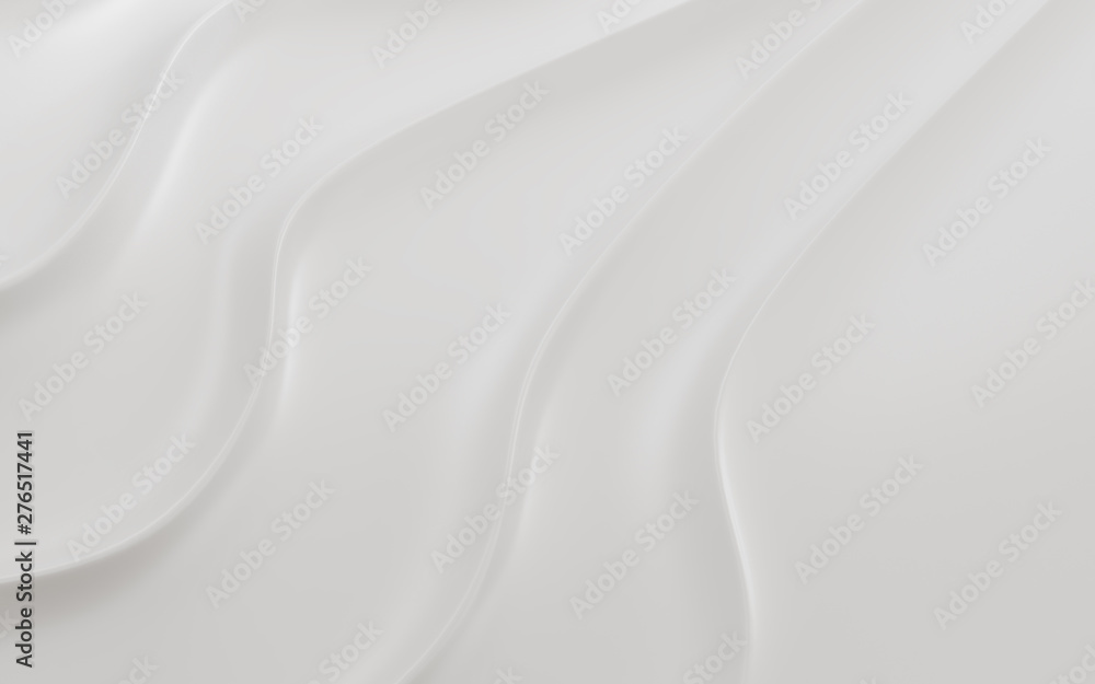 Poster abstract of smooth shape for architectural design, curve line ,white background with free form wave,