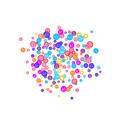 Social media marketing, Communication concept.