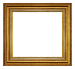 Vintage golden frame