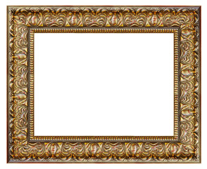 Vintage golden frame