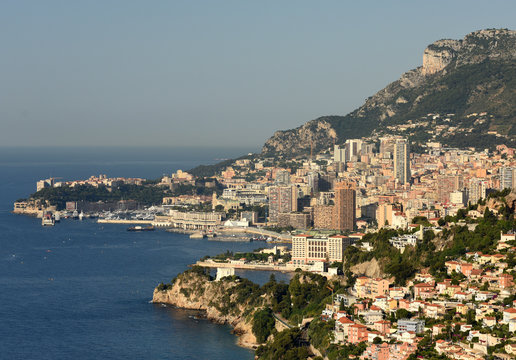 Monaco and Beausoleil, Cote d'Azur of French Riviera