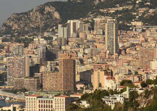 Monaco and Beausoleil, Cote d'Azur of French Riviera