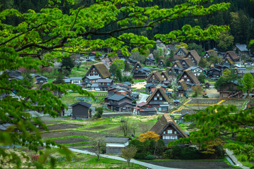 岐阜県 白川郷 春