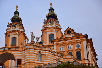 Fototapeta na wymiar Low angle view of the monastery; Stift Melk;Vienna;Austria