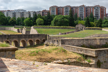 Fototapeta na wymiar Citadel of Pamplona, Navarre, Spain