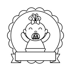 lace with cute little baby girl