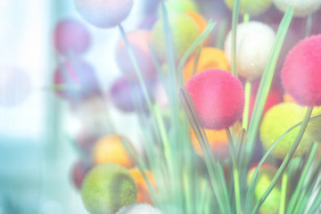 Abstract background of decorative balls