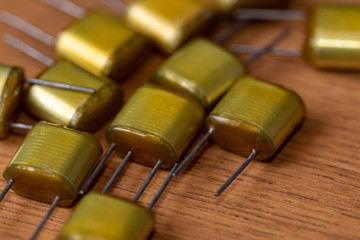 Electronic components, Lots of Polyester film capacitors