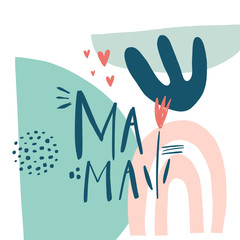 Pregnancy quote. Maternity brush inscription. Vector illustration.