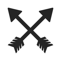 cross arrows or bows symbol