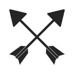 cross arrows or bows symbol