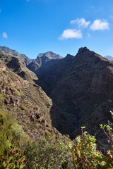 Fototapeta na wymiar Barranco del Infierno(Hell's Gorge), Tenerife, Canary Islands