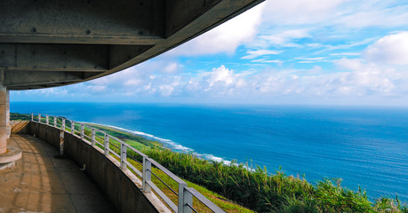 比屋定バンタ展望台からの絶景 久米島（沖縄県）の観光名所や絶景ポイント