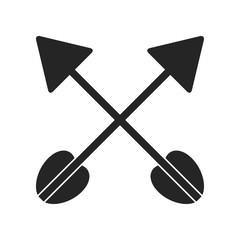 cross arrows or bows symbol