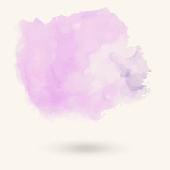 Fototapeta premium Abstract watercolor blob on white background. vector illustration.