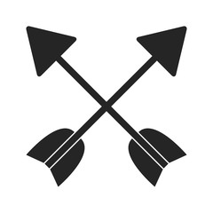 cross arrows or bows symbol