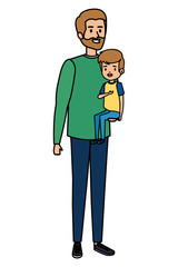 happy student boy with male teacher