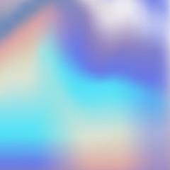 Holographic abstract background in pastel, neon color design.