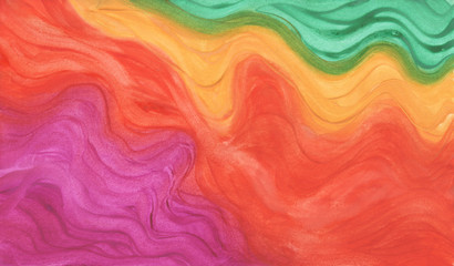 Fototapeta na wymiar colorful multicolored grunge in gouache.