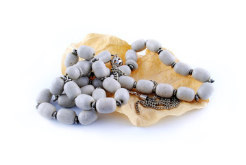 Rosary on Isolated background