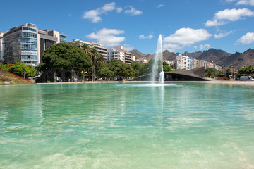 Plaza Espana , Santa Cruz , Tenerife , Canary Islands, Spain,