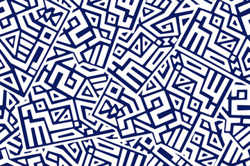 Creative Geometric Vector Seamless Pattern