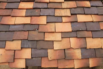 Obraz premium Tuiles traditionnelles en Bourgogne