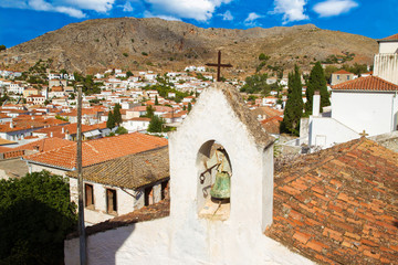 View on awe greek island  Hydra