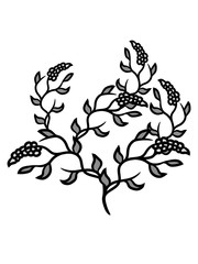baum ranken gebüsch blume strauch pflanze gewächs gärtner blätter grüner daumen dekorativ schön tattoo design cool clipart