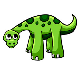 Happy Stylized Big Dinosaur